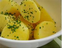 Рецепт блюда "Картофель отварной, половинки"